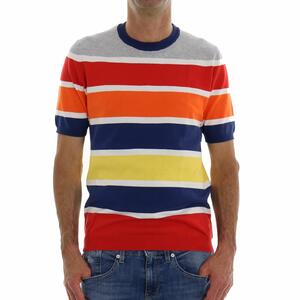 MAGLIA RIGATA GRIGIO